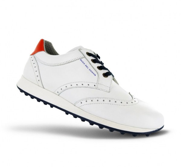 Pánské golfové boty Duca del Cosma La Spezia II White / Orange