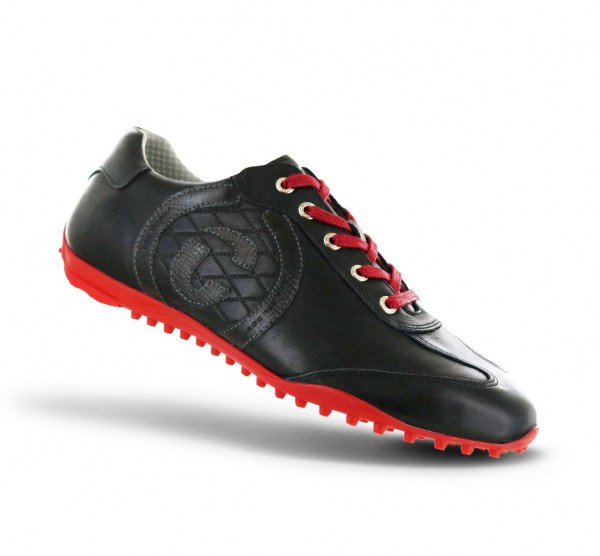 Pánské golfové boty Duca del Cosma Kuba Black / Red
